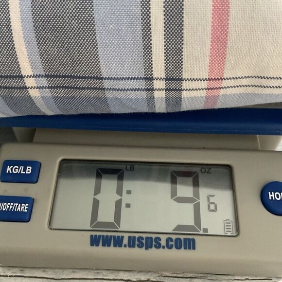 Vineyard Vines Mens Medium Flannel Shirt Slim Fit Button-Down Blue Plaid - Picture 5 of 5